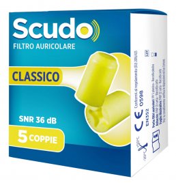 EARPLUG SCUDO CLASSIC 5 COPPIE