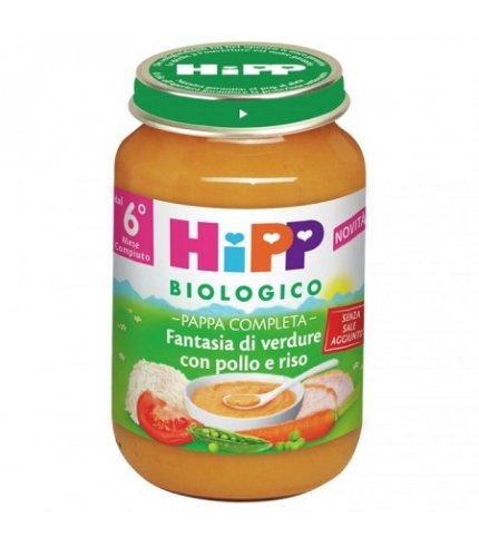 HIPP FANTASIA VERDU POLLO/RISO