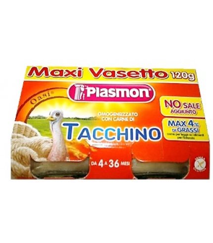 PLASMON OMOG TACCHINO 120GX2PZ