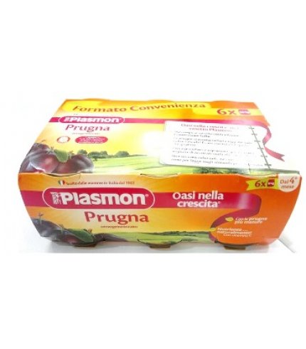 PLASMON OMOG PRUGNA 6X104G