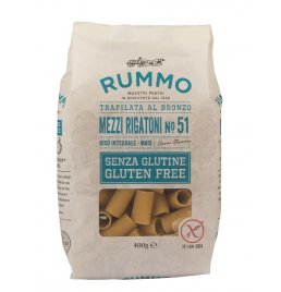 RUMMO MEZZI RIGATONI N51 DI RISO INTEGRALE E MAIS 400 G