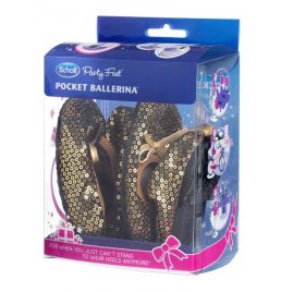 POCKET BALLERINA PAILLETTES TEXTILE WOMAN GOLD NUMERO 39-40