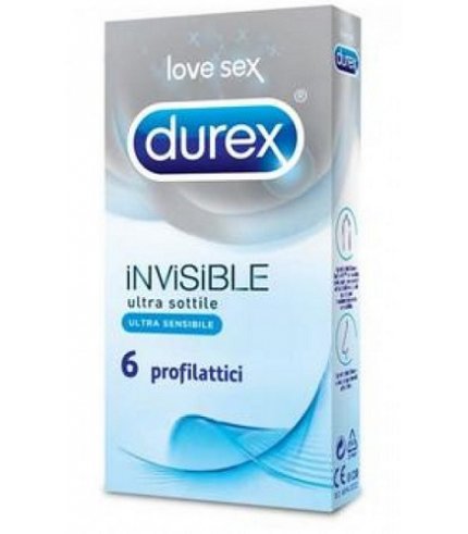 DUREX INVISIBLE 6 PEZZI