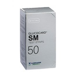 GLUCOCARD SM TEST STRIPS 50PZ