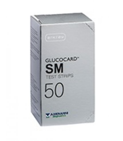 GLUCOCARD SM TEST STRIPS 50PZ