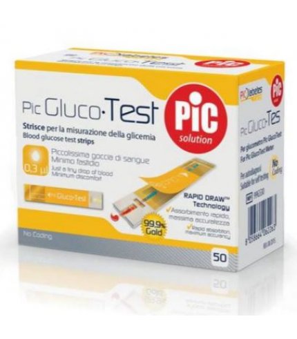 STRISCE PIC GLUCOTEST 50PZ