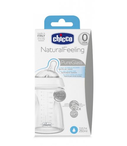 CH BIB NAT-FEEL VTR 0M+ 250ML