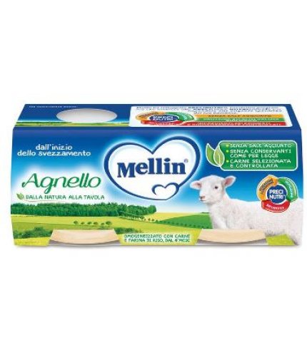 MELLIN OMOG AGNELLO 2X120G