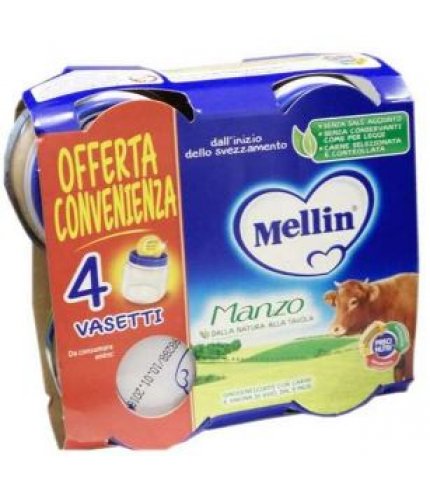 MELLIN OMOG MANZO 4X80G