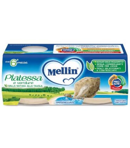 MELLIN OMOG PLATESSA 2X80G