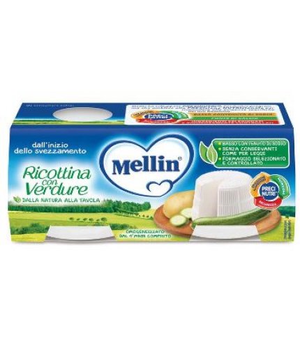 MELLIN OMOG RICOTTA/VERD 2X80G