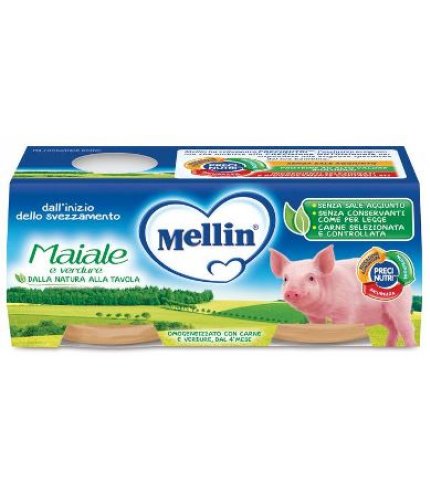 MELLIN OMOG MAIALE 2X80G