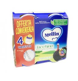 MELLIN OMOG TACCHINO 4X80G