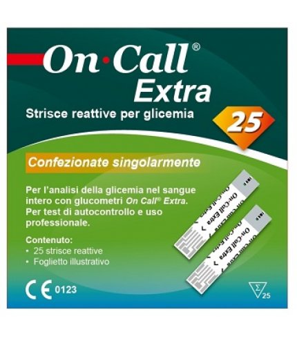 ON CALL EXTRA STR GLICEM 25PZ