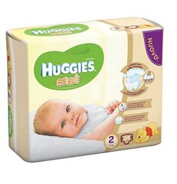 HUGGIES EXTRA CARE BB BA2 24PZ