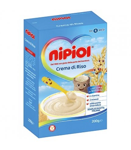 NIPIOL CEREALI CREMA RISO 200