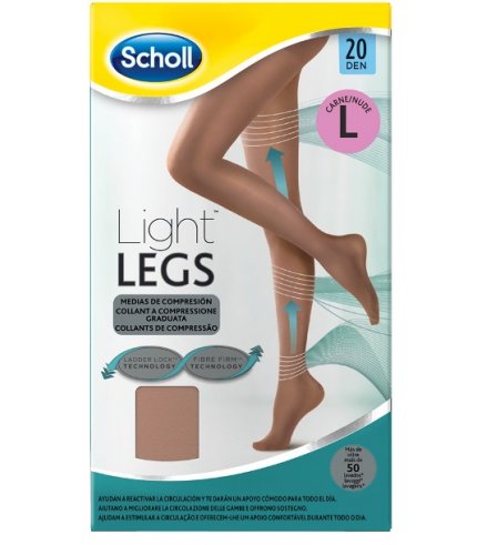 SCHOLL LIGHTLEGS20 DEN L NUDE