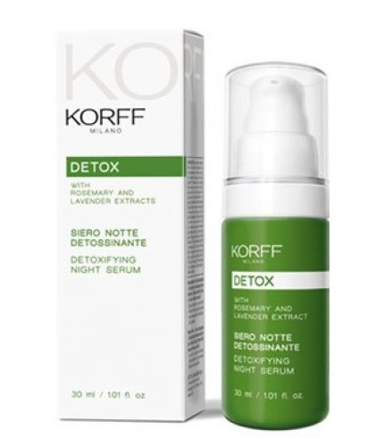 KORFF DETOX SIERO NOTTE DETOSSINANTE 30 ML