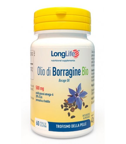 LONGLIFE OLIO BORRAGINE BIO 60 PERLE