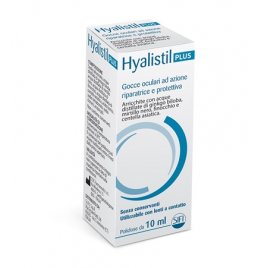 GOCCE OCULARI HYALISTIL PLUS ACIDO IALURONICO 0,4% ACQUA DISTILLATA DI GINKGO BILOBA + MIRTILLO NERO + FINOCCHIO + CENTELLA ASIATICA 10 ML