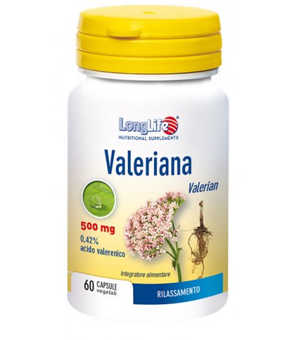 LONGLIFE VALERIANA 60CPS 500MG