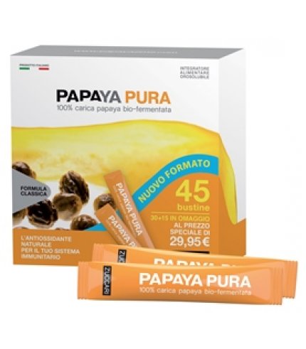 PAPAYA PURA 45 BUSTINE DA 3 G INTEGRATORE ALIMENTARE OROSOLUBILE