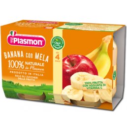 PLASMON OMOG BANANA/MELA2X104G