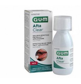 GUM AFTACLEAR RINSE 120ML