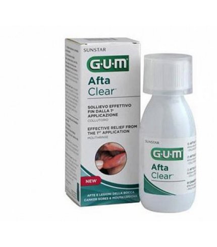 GUM AFTACLEAR RINSE 120ML