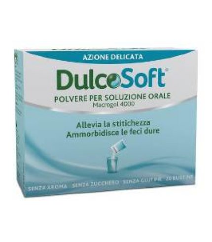 DULCOSOFT POLVERE PER SOLUZIONE ORALE 20 BUSTINE