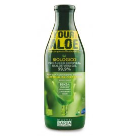 YOUR ALOE BIO PURO SUCCO CON POLPA DI ALOE VERA GEL 99,9% 1LITRO SENZA ALOINA