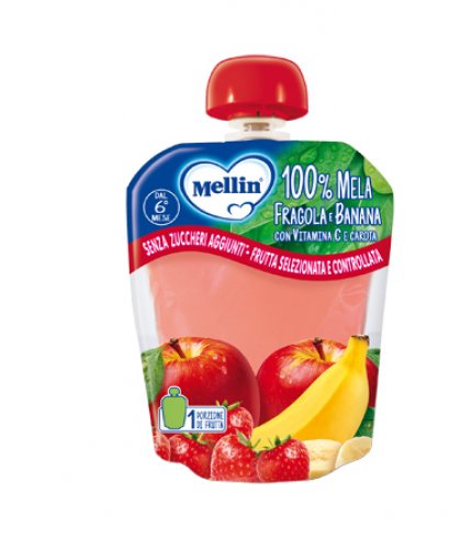 MELLIN 100% MELA FRAGOLA BANAN