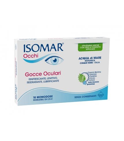 ISOMAR OCCHI GOCCE OCULARI ALL'ACIDO IALURONICO 0,20% 10 FLACONCINI