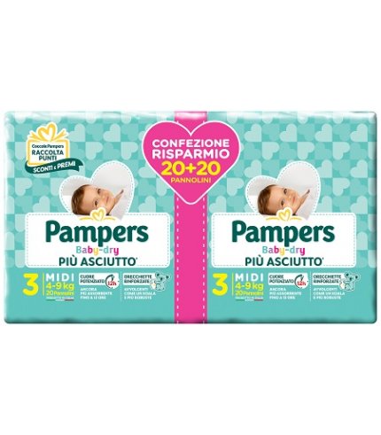 PAMPERS BABY DRYDUO DWCT MID40