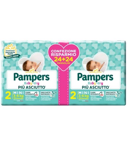 PAMPERS BABY DRYDUO DWCT MIN48