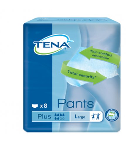 TENA PANTS PLUS PANN L 8PZ