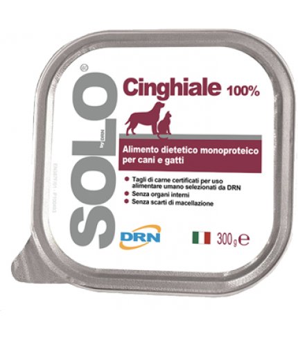 SOLO CINGHIALE CANI/GATTI 300G