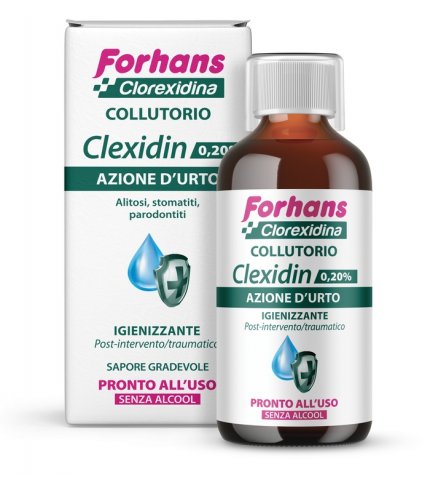 FORHANS CLEXIDIN 0,20 S/ALCOOL