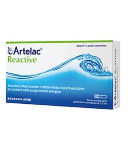 ARTELAC REACTIVE SOLUZIONE OFTALMICA MONODOSE 10 UNITA' DA 0,5 ML