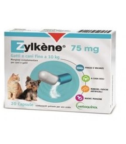 ZYLKENE CANI/GATTI 20CPS 75MG