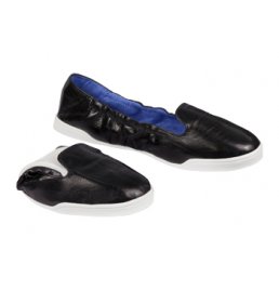 CALZATURA POCKET SLIP ON SYNTHETIC LAMINATED WOMENS BLACK 35-36 TOMAIA SIMILEPELLE LAMINATA FODERA TOMAIA MICROFIBRA SOTTOPIEDE MICROFIBRA TPR CALZATA F COLLEZIONE 2018