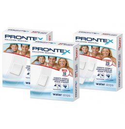 CEROTTO PRONTEX WATER STRIPS ASSORTITO 20 PEZZI