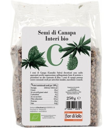 SEMI CANAPA INTERI BIO 250G