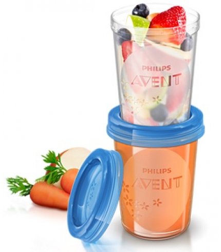 AVENT VASETTI VIA COPERCHIO 240 ML 5 PEZZI