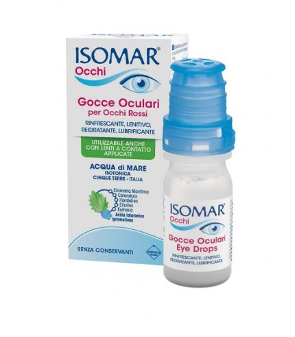 ISOMAR OCCHI GOCCE OCULARI ALL'ACIDO IALURONICO 0,20% 10 MLSENZA CONSERVANTI