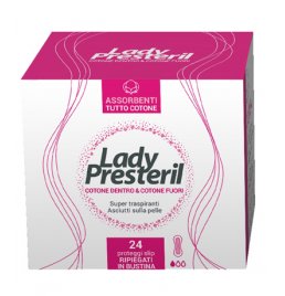 LADY PRESTERIL COTTON POWER PROTEGGI SLIP POCKET ANATOMICI RIPIEGATI PROMO 24 PEZZI