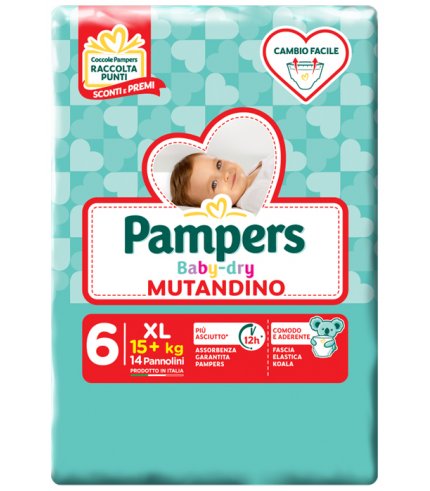 PAMPERS BD MUT SM TG6 EXL 14PZ