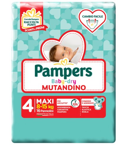 PAMPERS BD MUT SM TG4 MX 16PZ