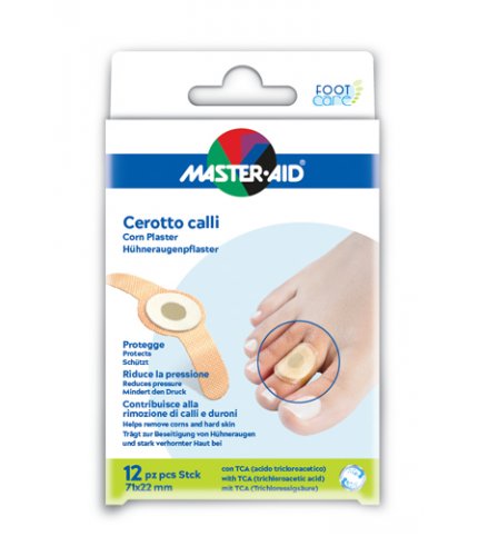 MASTER-AID CEROTTO CALLIFUGO FOOT CARE 71X22 MM 12 PEZZI