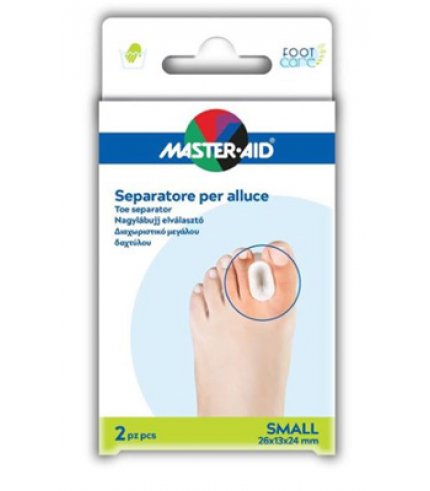 SEPARATORE DITA IN GEL MASTER-AID PER ALLUCE S 2 PEZZI